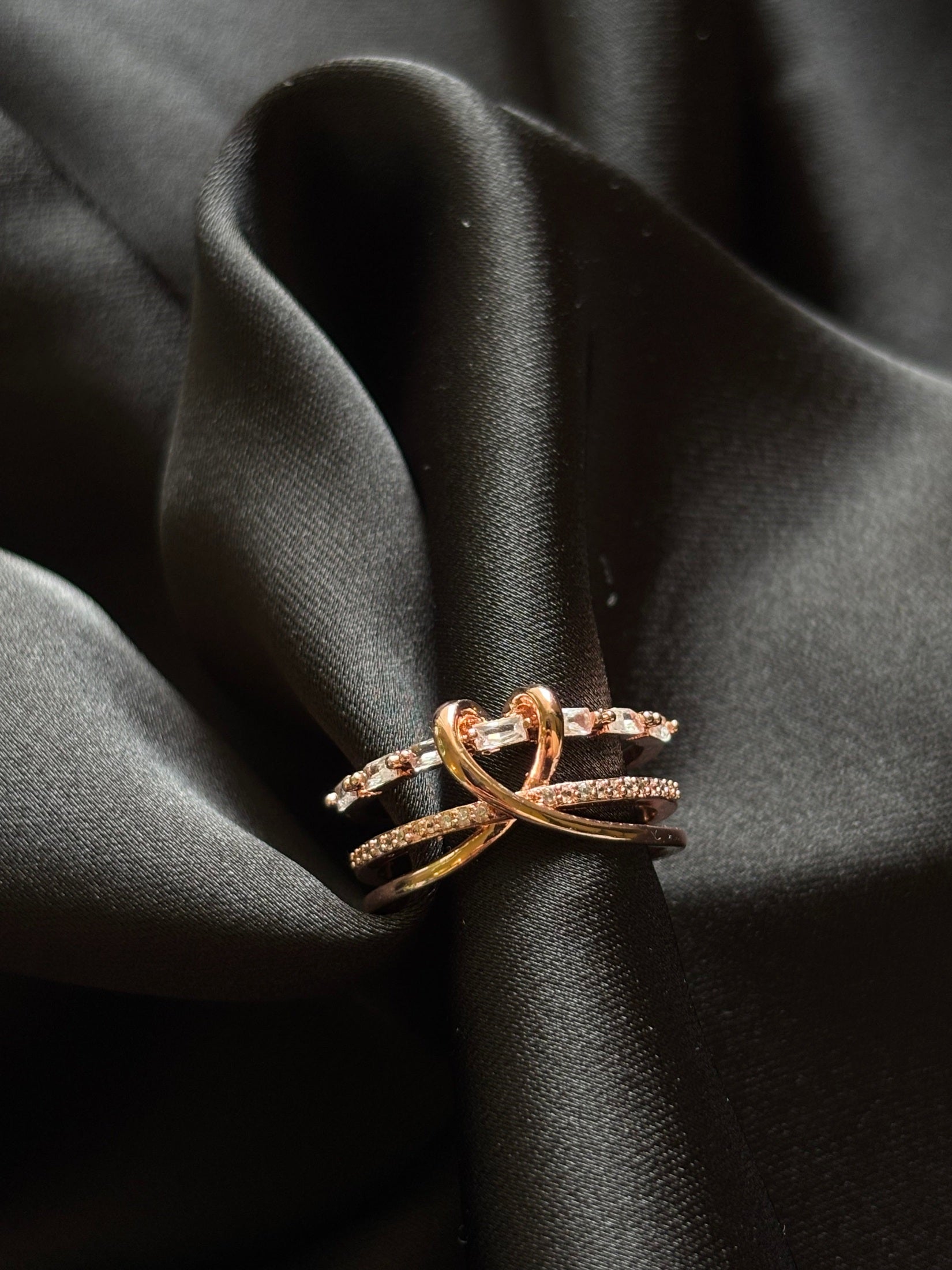 rose gold crown ring - ELL DESIGNS