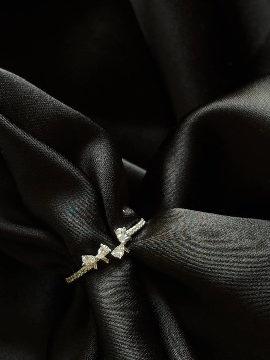crystal elegance american diamond ring - ELL DESIGNS