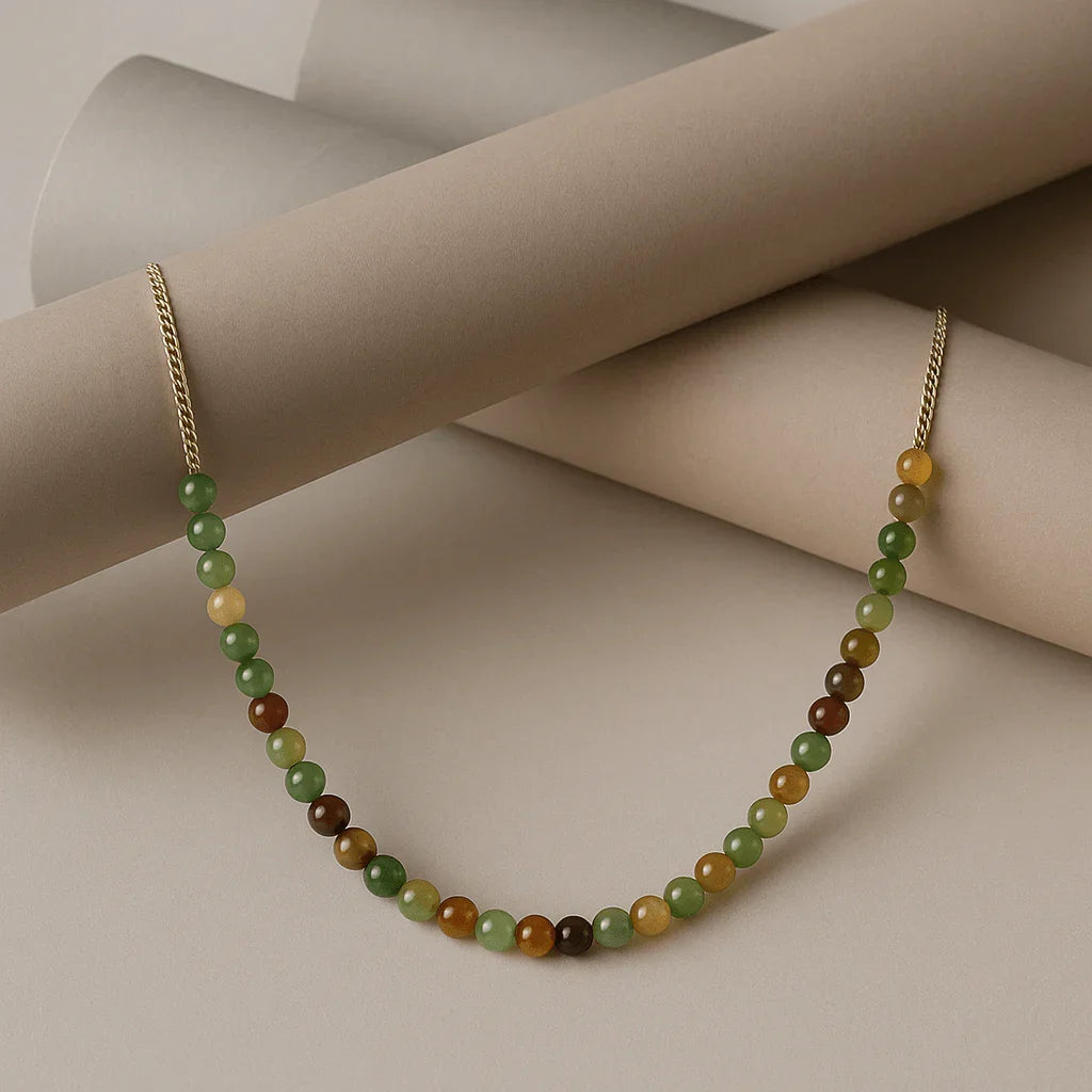 Handcrafted Multi-Stone Beaded Necklace - ELL DESIGNS