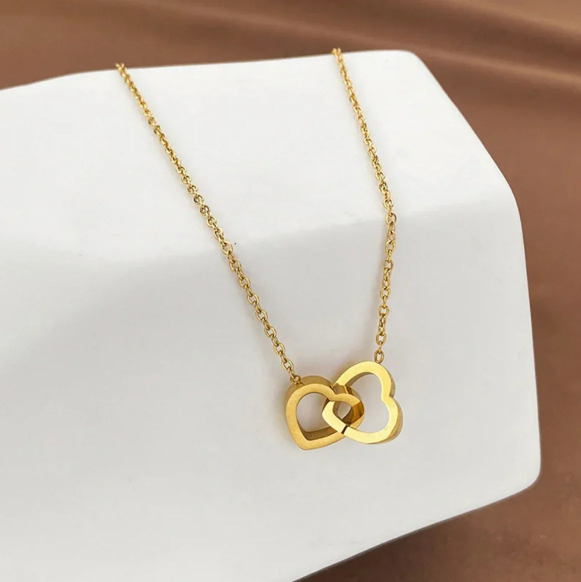 Gold-Plated Anti Tarnish Heart Themed Pendant - ELL DESIGNS