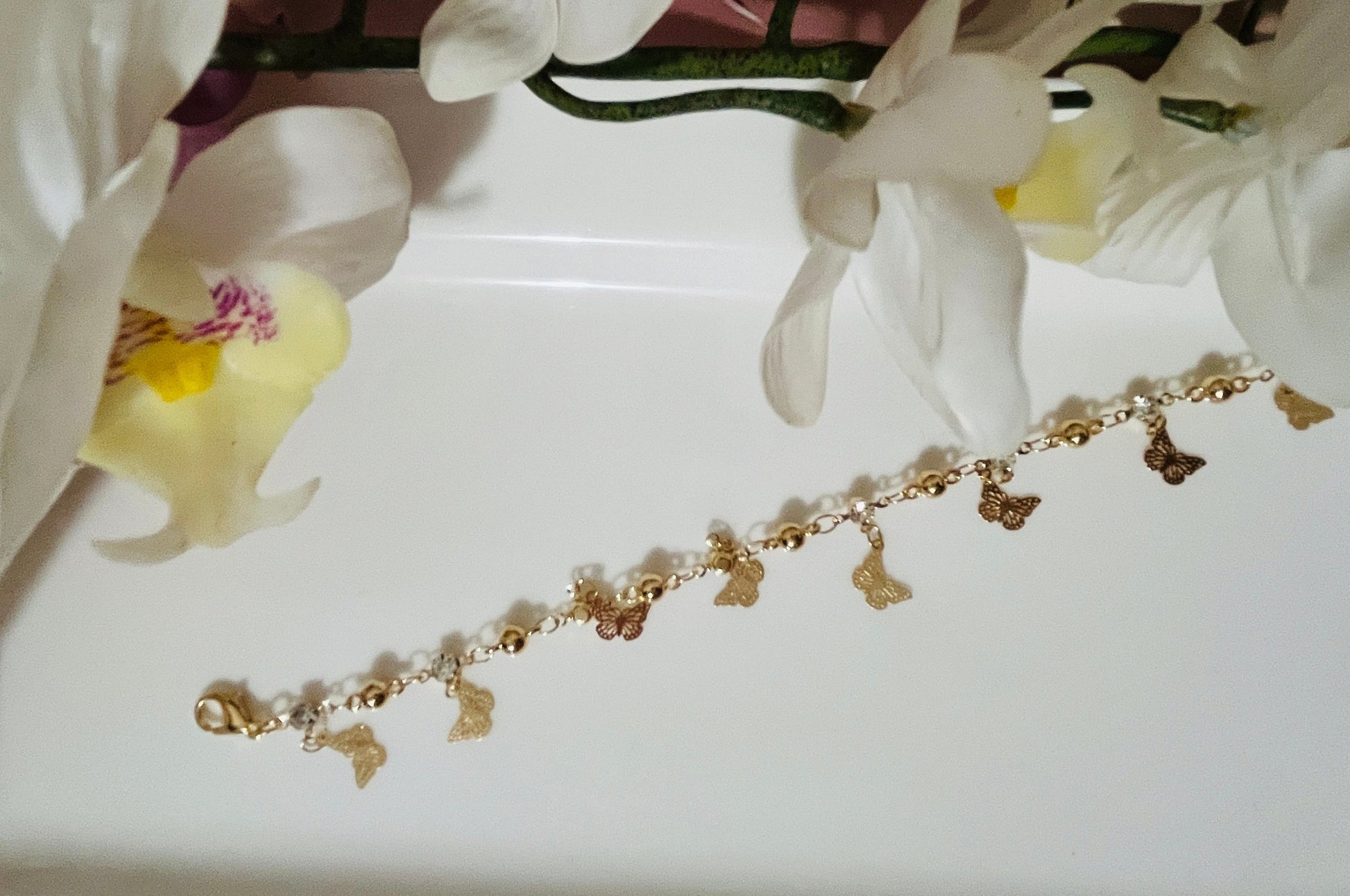 Butterfly charm anglet - ELL DESIGNS