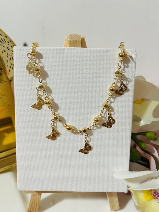 Butterfly charm anglet - ELL DESIGNS