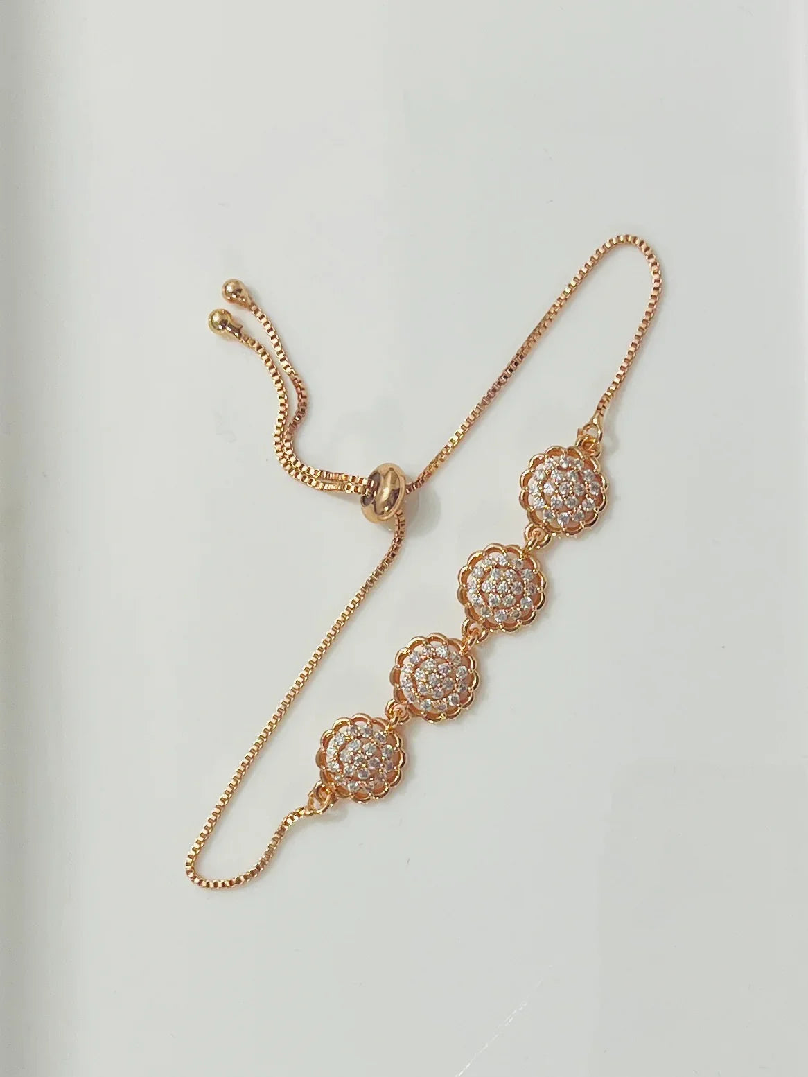 Diamond cut adjustable bracelet - ELL DESIGNS